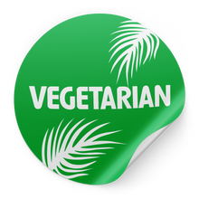 Load image into Gallery viewer, Vegetarian 1" Label