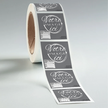 Load image into Gallery viewer, Étiquettes nutritionnelles carrées en papier