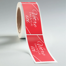 Load image into Gallery viewer, Rouleau d’étiquettes rectangulaires en papier