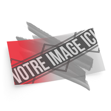 Load image into Gallery viewer, Autocollants rectangulaires transparents