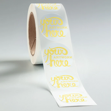 Load image into Gallery viewer, Clear Circle Waterproof Roll Labels