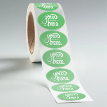 Load image into Gallery viewer, Oval BOPP Roll Labels