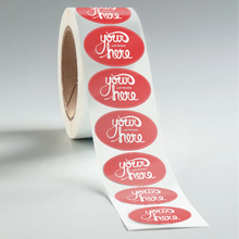 Load image into Gallery viewer, Oval Waterproof Roll Labels