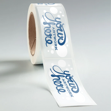 Load image into Gallery viewer, Clear Rectangle BOPP Roll Labels
